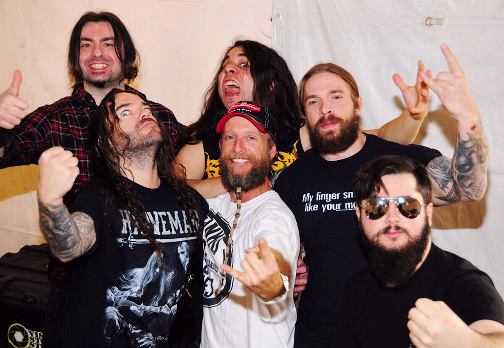 BROKEN HOPE with the great DONALD TARDY of the mighty <a href="/obituarytheband/">Obituary</a> at last weekend's <a href="/FMFest/">Florida Metal Fest</a> #Tampa #Florida