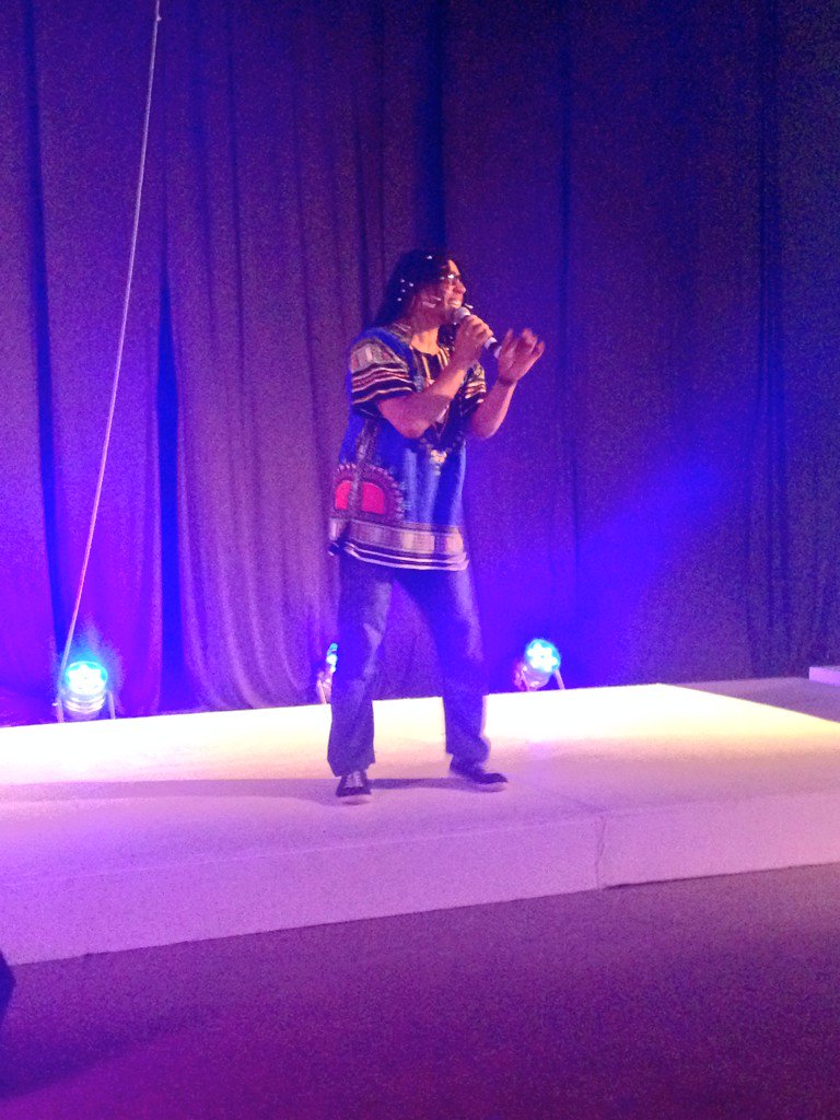 And then "Stevie Wonder" entertains the crowd! Tx for the entertainment <a href="/CapeTownConnect/">Cape Town Connect</a> <a href="/CTAngelsZA/">Cape Town Angels</a> #CTConnect