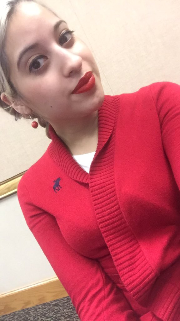 lani_baby16's tweet photo. Wearing #redforwomen #redforme #GoRedWearRed @UCSOP #UCSYF https://t.co/ANQmnZEI1s
