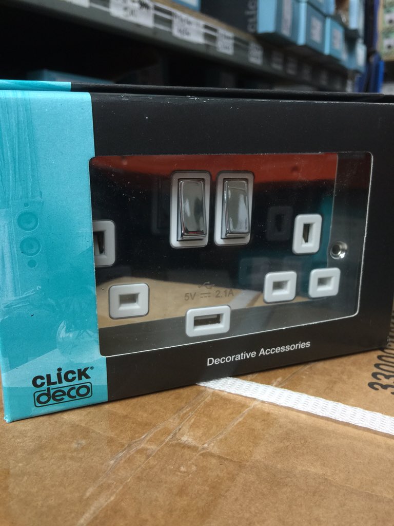 PECLights's tweet image. Finally the Click USB are fully stocked. All profiles &amp;amp; colours. #usbsocket #iphonecharge