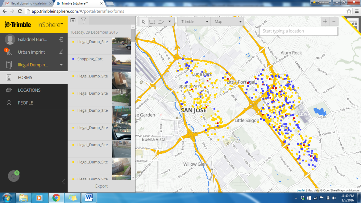 San Jose, Launches Innovative #Trimble Geospatial Cleanup App to Prepare for #SuperBowl 50 ow.ly/XZtnw