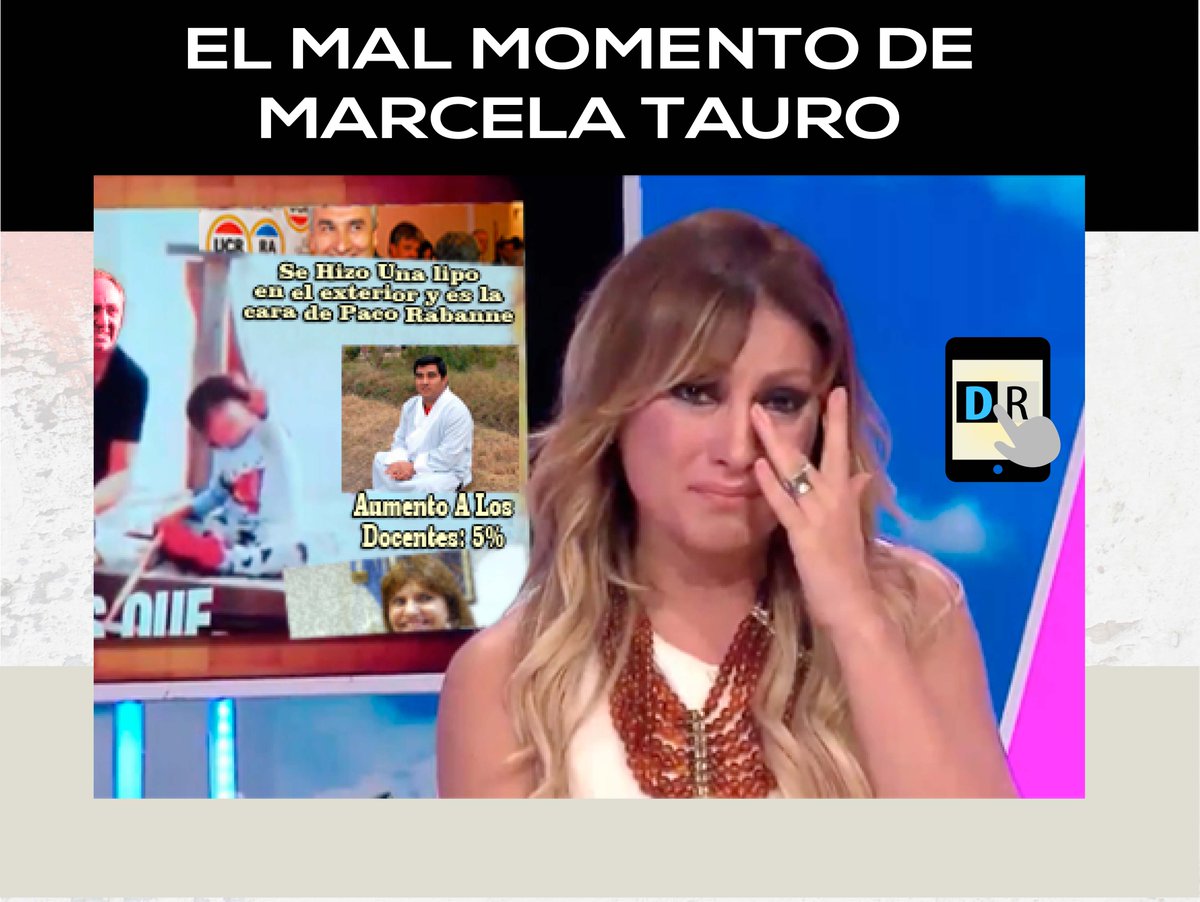 diarioR's tweet photo. #Ninguneada @dadybrieva hizo un chiste, y @_MarcelaTauro se puso a llorar en vivo https://t.co/3RfDRCt2SE https://t.co/UyE3D8hsIL