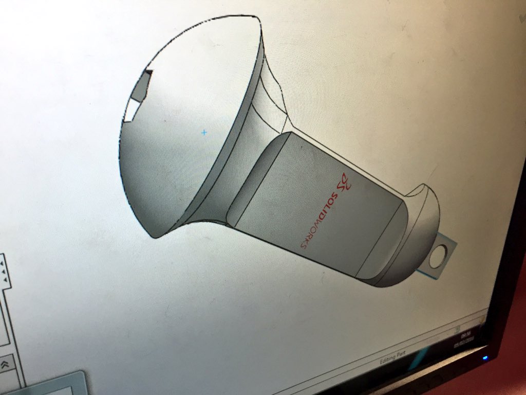 FernwoodDT's tweet photo. #year10 #gcse students loving their #miniscrewdriver challenge & producing some great models in @SOLIDWORKS #dtchat https://t.co/2bgHap9M0e