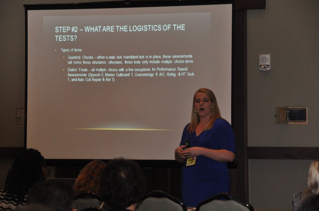 PerfMatters's tweet image. Amanda Phillips at our #UNIFY conference discussing how @pascoschools uses PM for district assessments! #edlearning