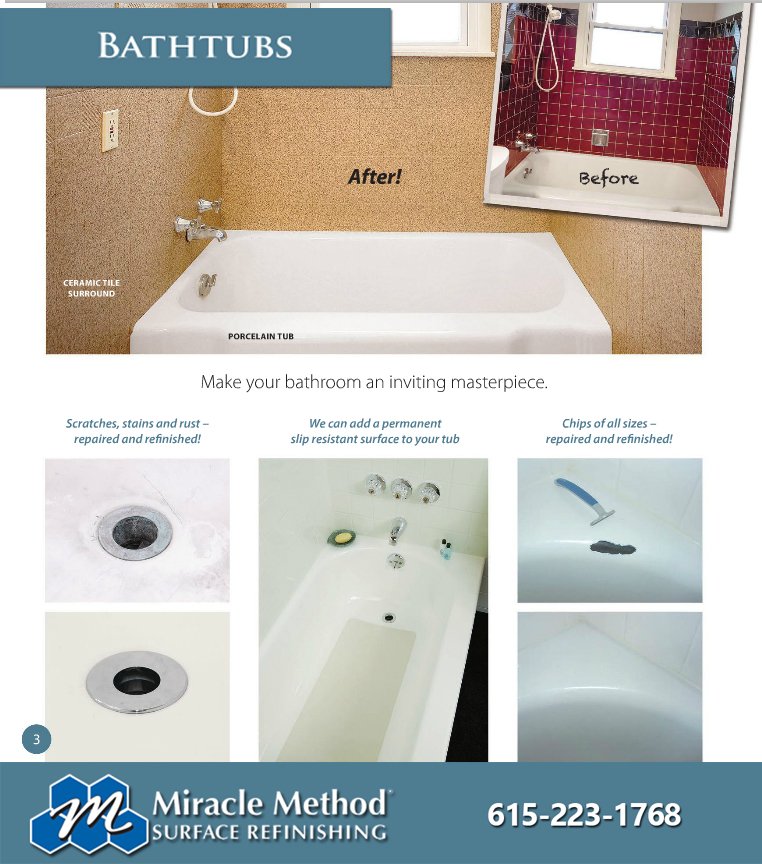 MiracleMethodTN's tweet image. Miracle Method is the only surface refinisher that consistently buffs and polishes your ref… miraclemethod.com/nashville/bath…
