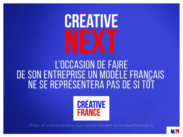 mno_jl's tweet photo. .@CreativeFrance cherche startups innovantes ! Participez avec le hashtag #créativeNext > https://t.co/401W9C2Xrk https://t.co/9aHi1PZRu7