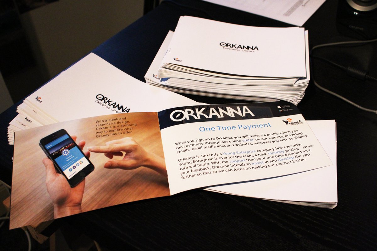 Orkanna's tweet photo. Our new brochures are here! Can't wait to hand these around! https://t.co/HMbVWHkBHa