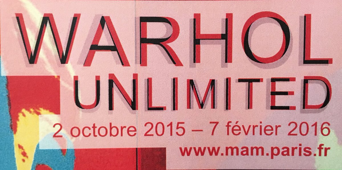 MAM's tweet photo. [#derniersjours] J- 2 avant la fin de l’#expoWarhol . Profitez du weekend pour visiter l’exposition au @MAM ! https://t.co/l8NsfEmEyJ