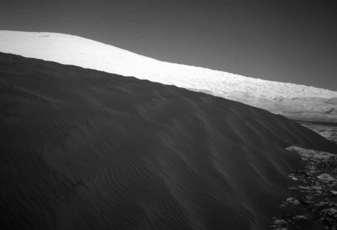 ridingrobots's tweet photo. Aeolis Mons, Namib Dune. From Mars today.  https://t.co/kTwlxZue1B https://t.co/z5FQJupTn9