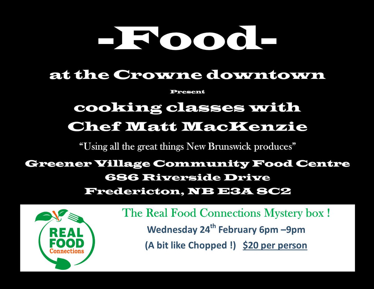 FoodattheCrowne's tweet photo. https://t.co/IWEbUwLfK5 @realfoodsNB @saltscapes @bistro113 @Fton_Chamber @CrownePlazaFTON https://t.co/jFpJMa1kjH