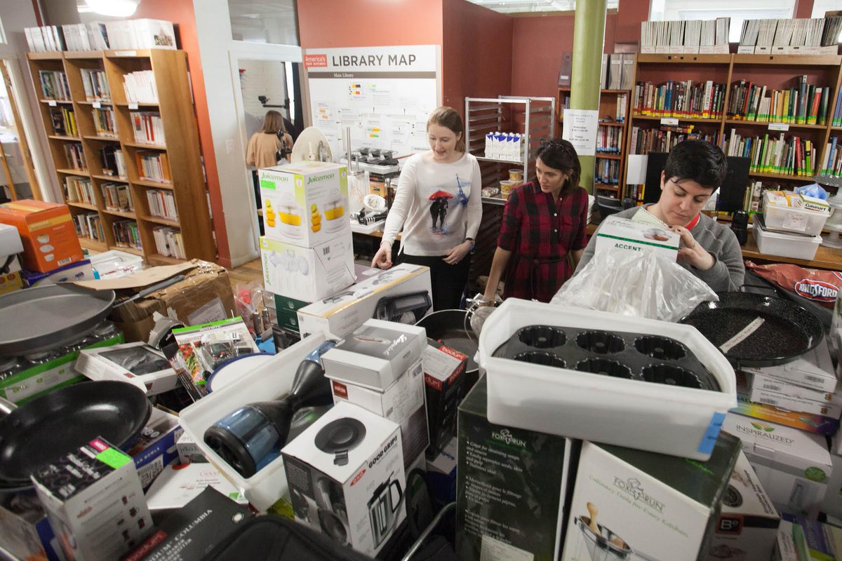 TestKitchen's tweet photo. Today is the day! 🎉 It's our annual "equipment giveaway." Follow along on @snapchat: testkitchensnap. #ATKperks https://t.co/2BDJhRDXgi