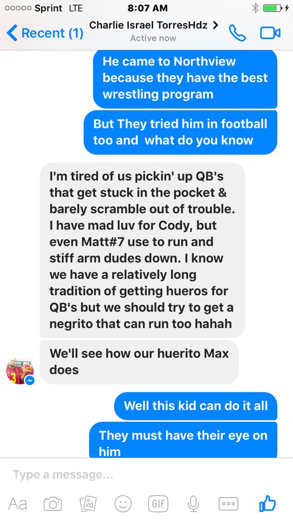 cinnaboon's tweet photo. When all u do Is talk football at 8 am with your guy friends..And then I wonder why I'm single .. Smh #footballtalk https://t.co/1EkwohOEd6