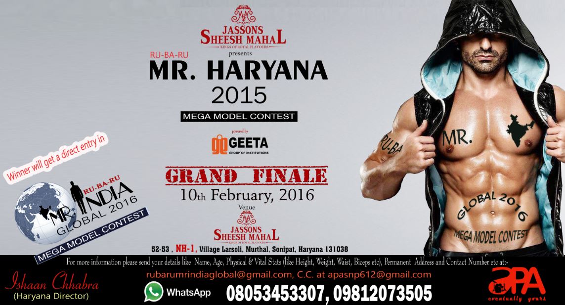 ggiindia's tweet photo. #MrHaryana #Competition #ModelingChance #GeetaGroupofInstitution #Panipat #10February2016 https://t.co/At4MhPKj6v