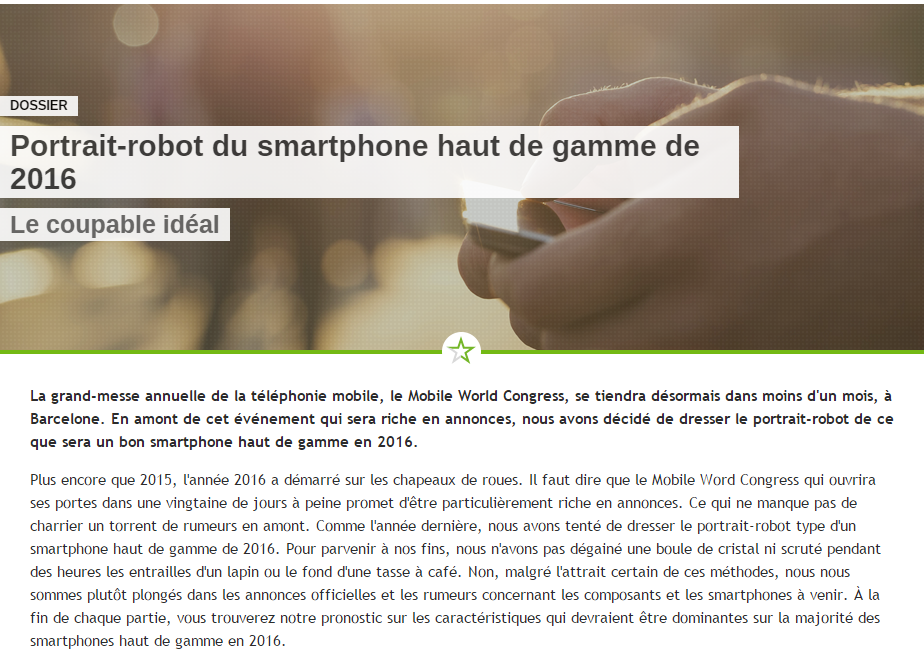 FranckyPedia's tweet image. Portrait-robot du #smartphone haut de gamme de 2016 : bit.ly/1mi8Zvh
