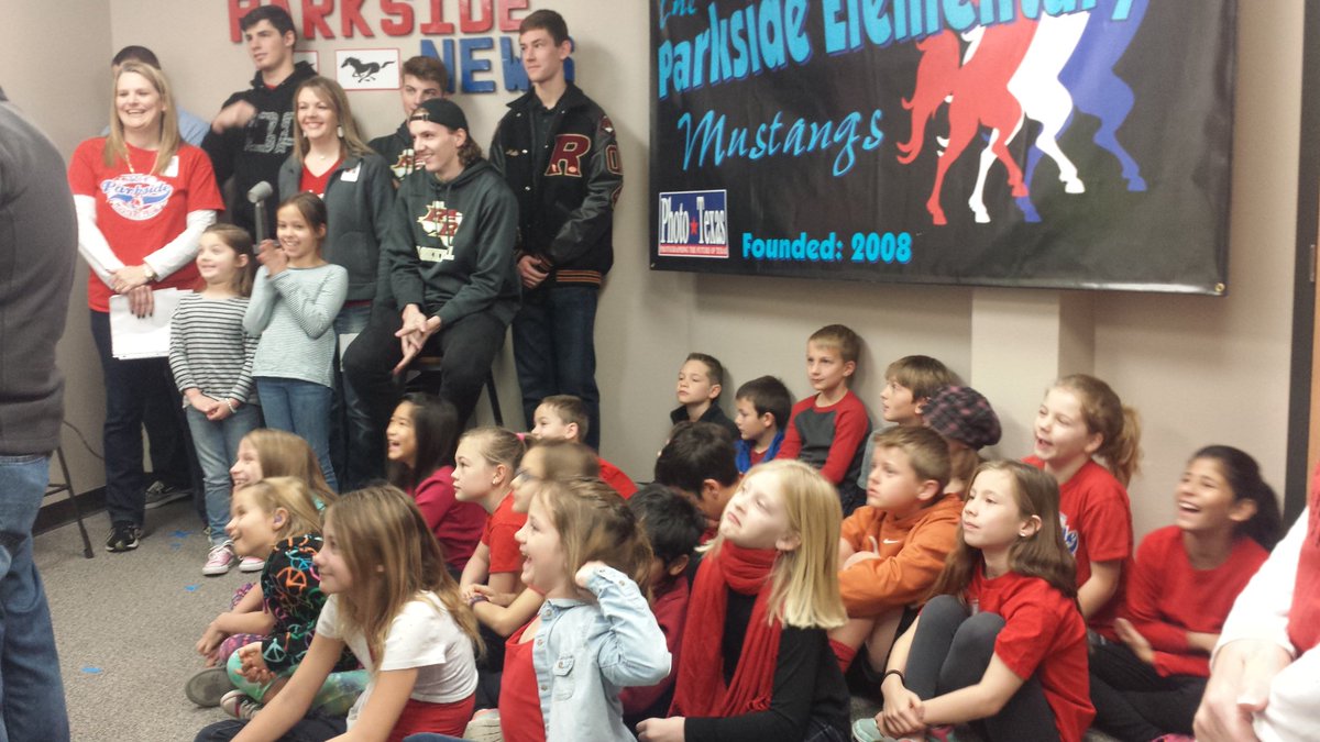 Rouse basketball on Parkside News this morning! See you at the game at 7! #lisdparkside
