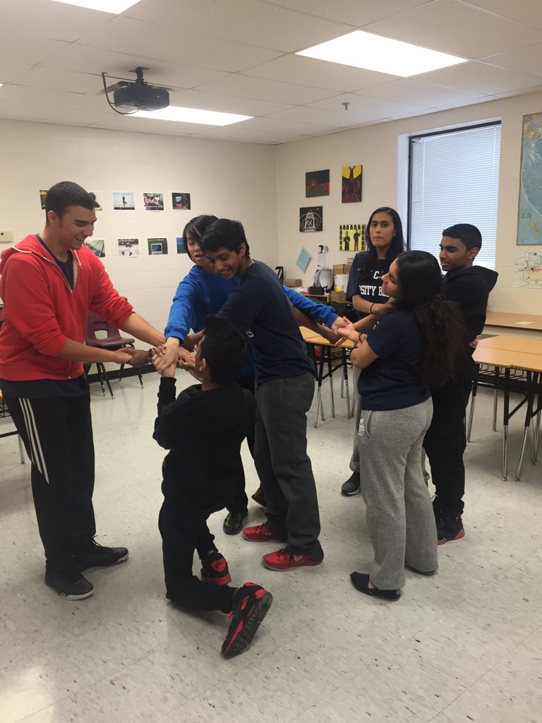 MsMBoulouTCPHS's tweet photo. Having fun playing team building activities on spirit day! @TCPHSUpdates https://t.co/kpvO1ZlWqQ