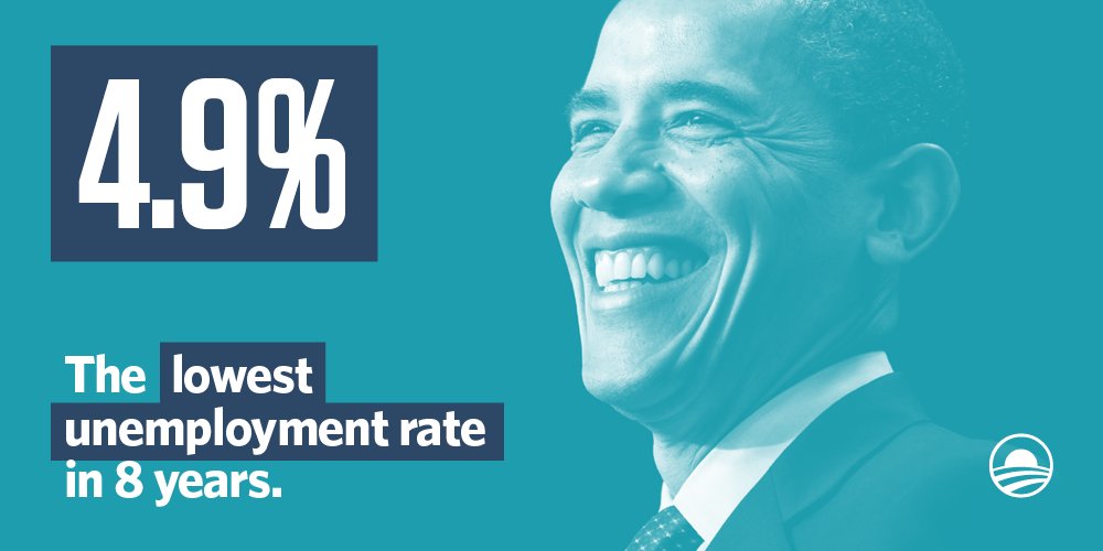 BarackObama's tweet photo. Middle-class economics is working. https://t.co/zpPv4MAvcd