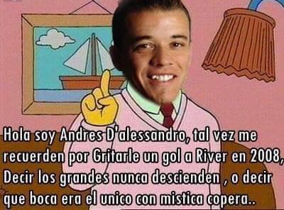 Hola, soy Andrés D'alessandro