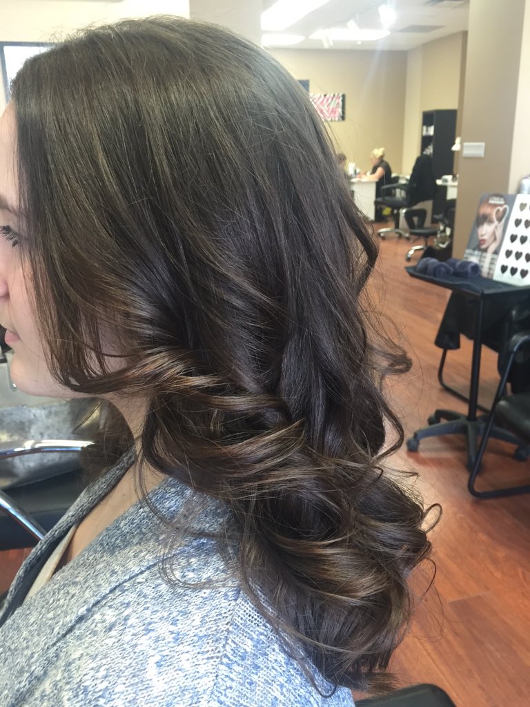 #Newhair medium length with lots of texture #styled with soft lose waves.    #haircut #hairstyle #BurlON