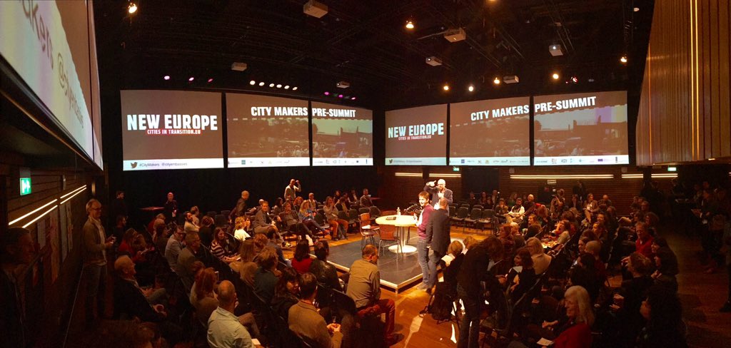 #CityMakers Pre-summit <a href="/De_Zwijger/">Pakhuis de Zwijger</a>. #circulareconomy <a href="/cityembassies/">Cities in Transition</a>