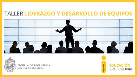 EP_IngenieriaUC's tweet image. El Taller de Liderazgo y Desarrollo de Equipos. Fecha de inicio: 22 de marzo. Conócelo: bit.ly/22PHHOl