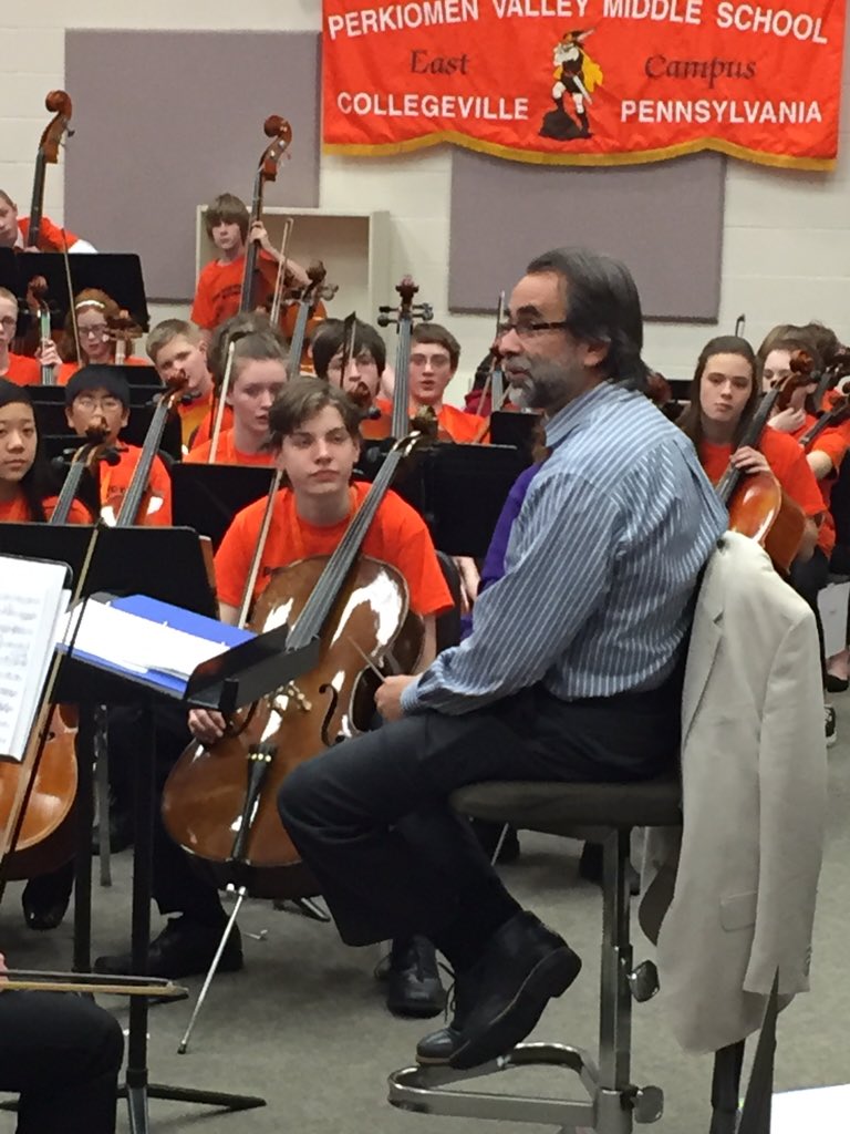 PMEAD11's tweet photo. Ovidiu Marinescu directing the PMEA D11 MIddle School String Fest String Orchestra @PMEAstate https://t.co/tsZcGD7nSf