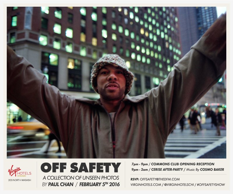 virginhotelschi's tweet photo. TONIGHT: Stop by, sip a little gin n juice, &amp; check out our latest photography exhibit, Off Safety. https://t.co/YTVBowEWSY