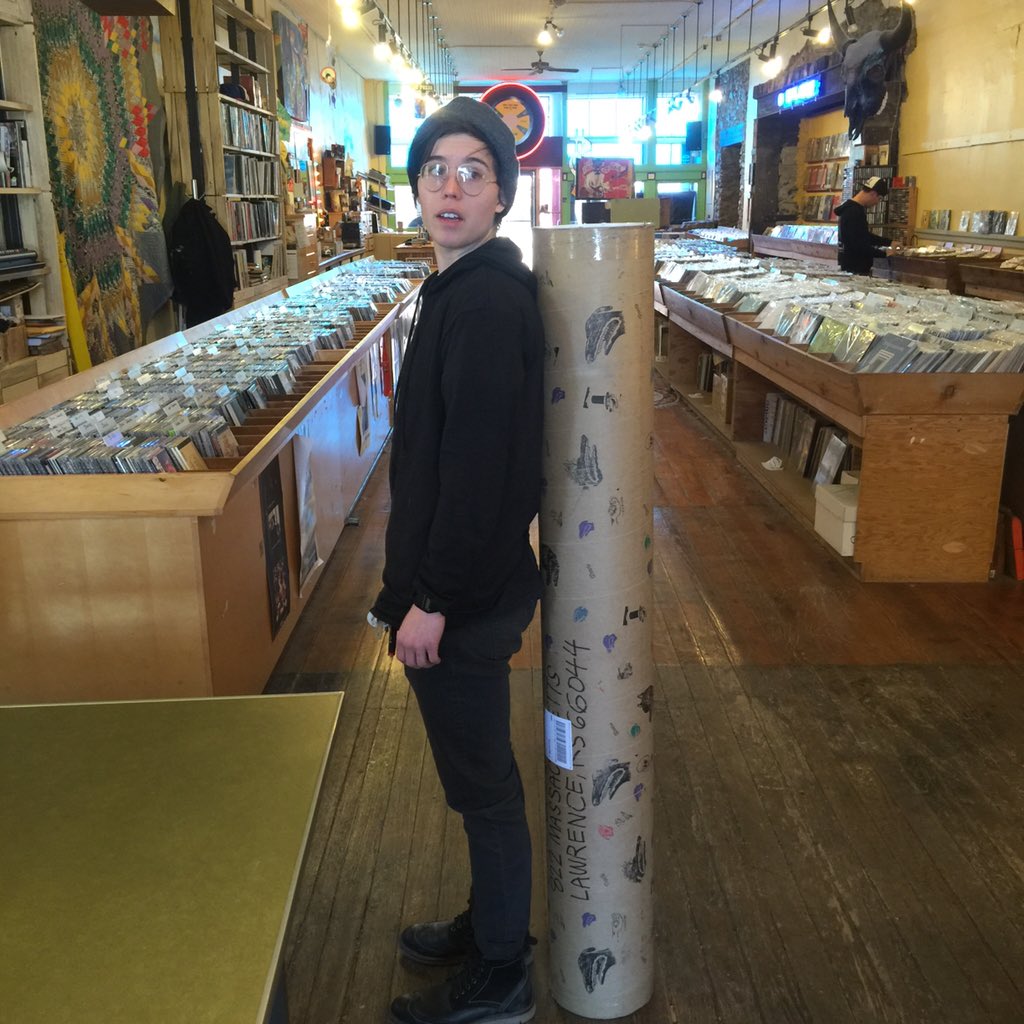 We got a very tall tube in the mail from <a href="/theotherfudge/">Travis Millard</a> - an exhibit is in the works!
