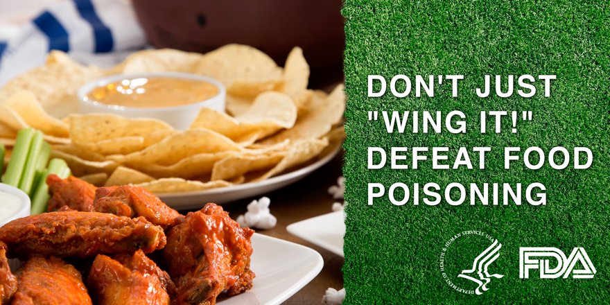 FDAfood's tweet photo. Heading out to a #SuperBowl Party? Read this first: https://t.co/IA5J9o12wk #FoodSafe50 https://t.co/5k0L2GUxlw