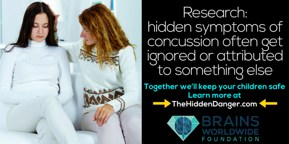 BrainsNFP's tweet photo. Research: hidden symptoms of #concussion often get ignored ... learn more at https://t.co/ZAcNuSVk0F #Parent #Health https://t.co/lSoEYVhr3y