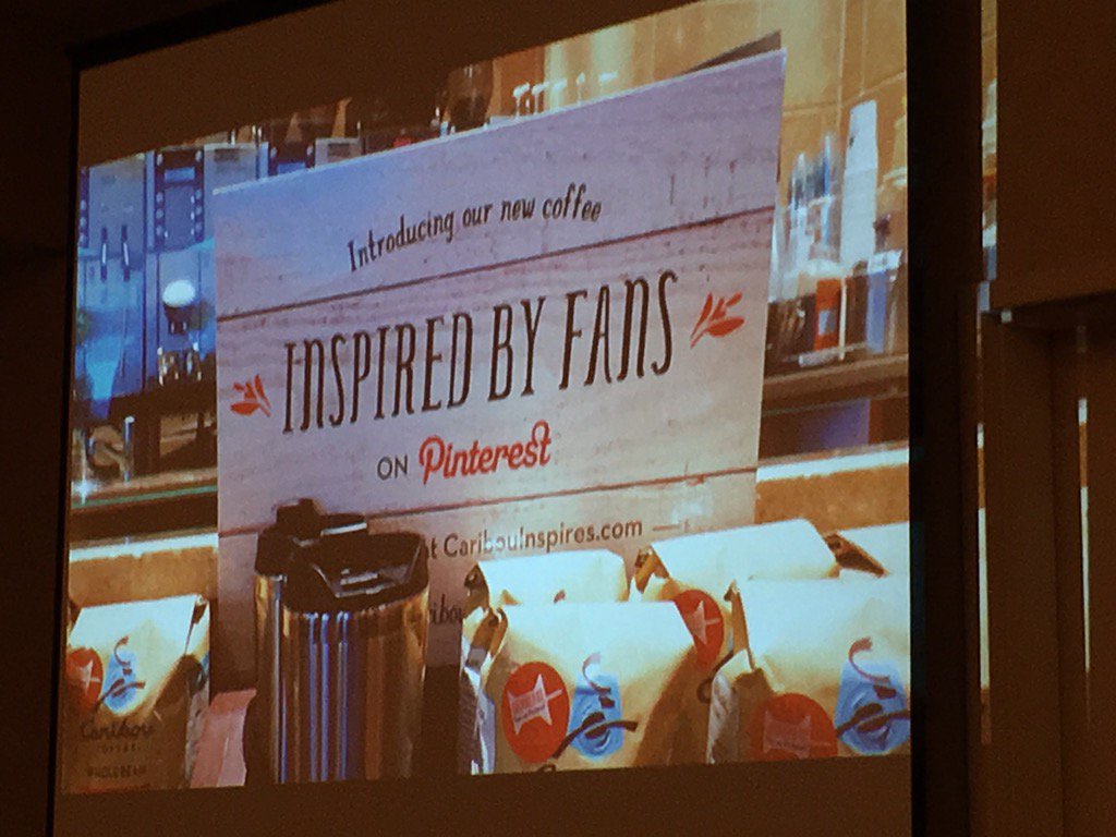 melliharden's tweet photo. Win the #brand experience by being involved. Ex: Caribou co-creates w/ consumers. @NickWestergaard #amaexperience16 https://t.co/civ8xeX72V