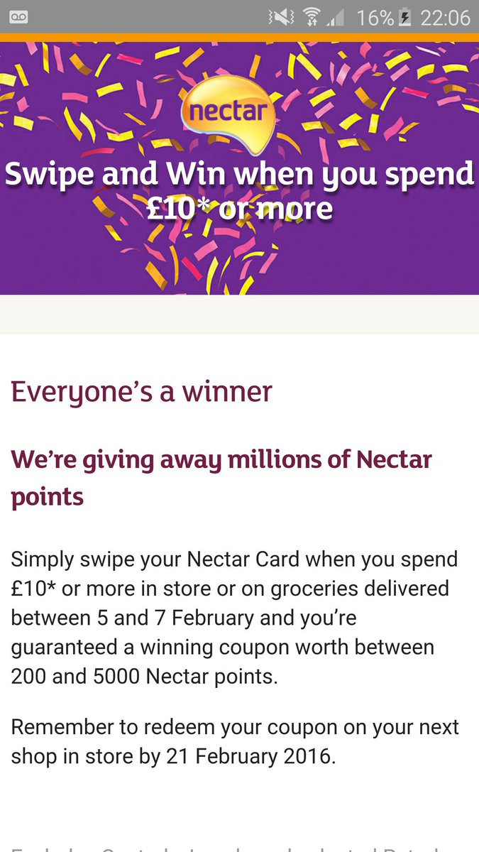 C_Handy56's tweet photo. Visit @morecambe_store this weekend, spend £10 and swipe your nectar card to win!! Everyone is a winner!! https://t.co/hHPBl71InG