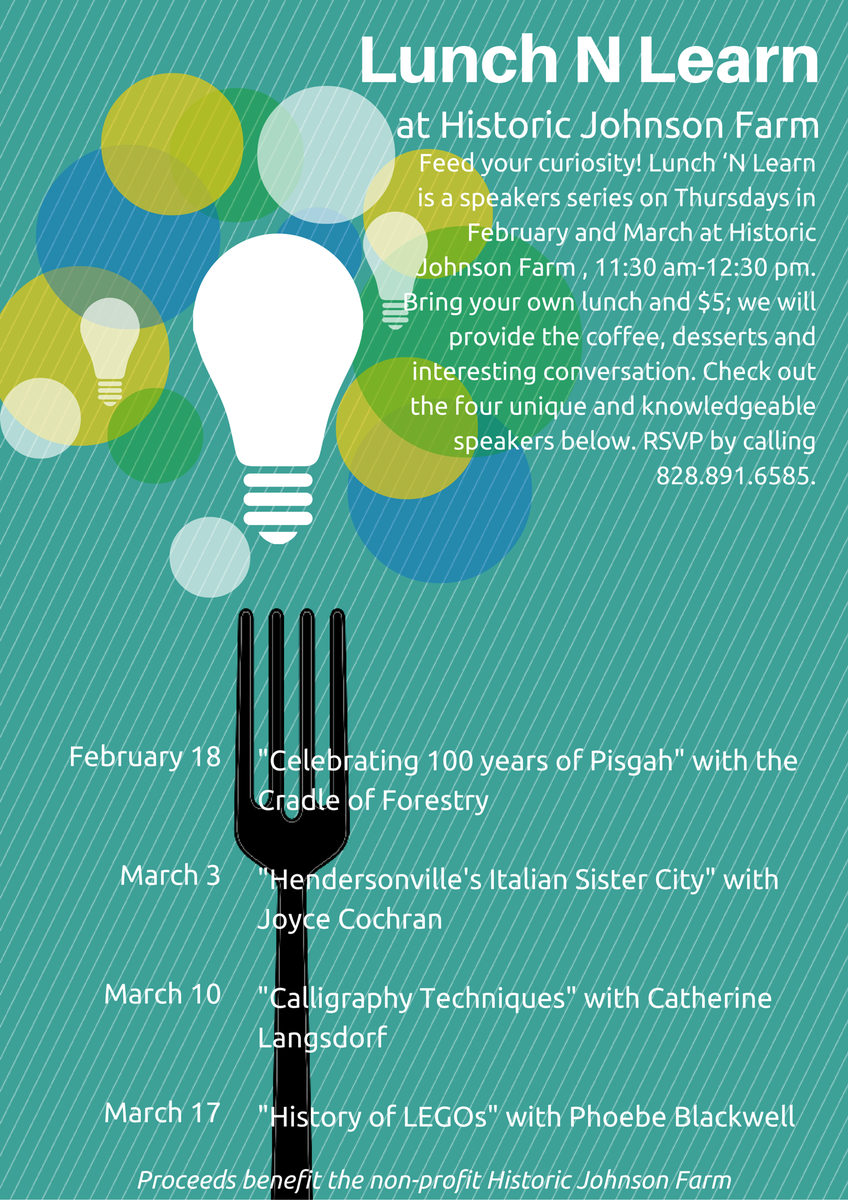 Our 2016 Lunch N Learn series begins Feb 18. We have some great speakers lined up - you don't want to miss it!