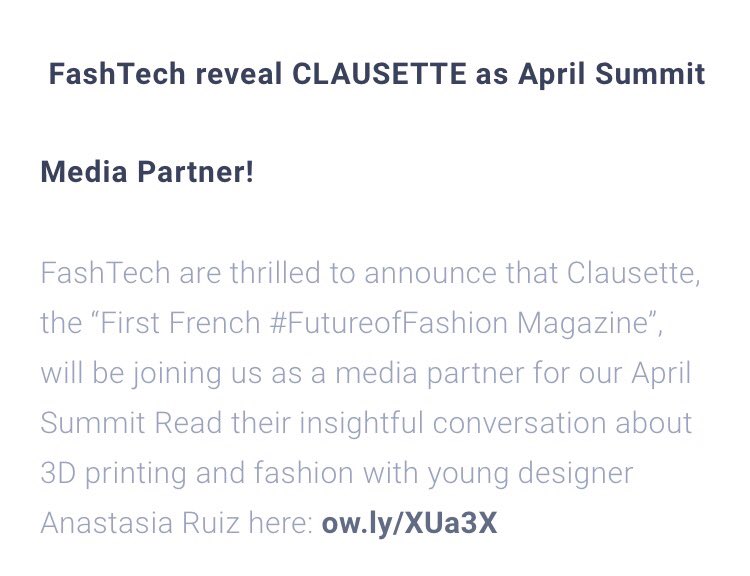 monthdayyear_'s tweet photo. We're very happy to announce we're partnering with @FashTechLDN for their exciting #FashTechSummit π stay tuned https://t.co/MKQiv66PkP