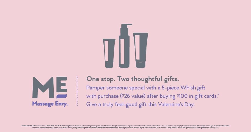 MassageEnvyWL's tweet photo. Come to Massage Envy for your #ValentinesDay gift needs! https://t.co/9JzNtKYQvF https://t.co/lvEV9xIyBM