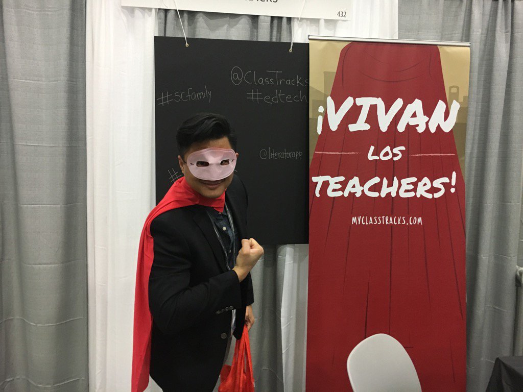 ClassTracks's tweet photo. School counselors are also invaluable for students.
#TFA25 Come be on our wall of heroes @ClassTracks #booth432 https://t.co/qTEaOZ9NL3