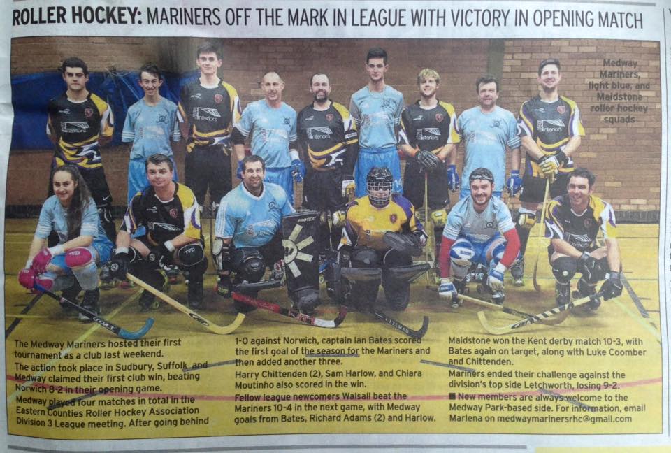 MedwayRHC's tweet photo. This weeks KM,along side @rapoffice other sponsored club, @MaidstoneRHC bringing #Rollerhockey to @medway_council https://t.co/5XZOKXRzSQ