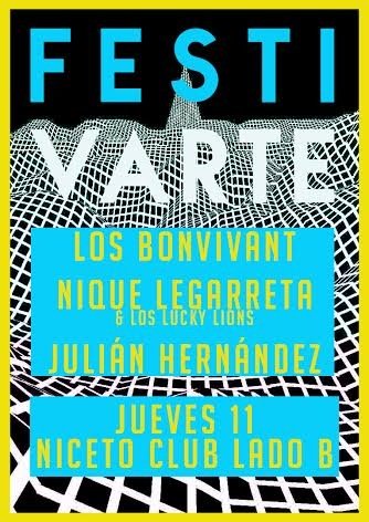 alucomunicacion's tweet photo. Se viene @JulianHmusica  @LosBonvivant Nique de @SuperfluoMusica juntos en @NicetoClub #ladob https://t.co/SwMT32iFSb