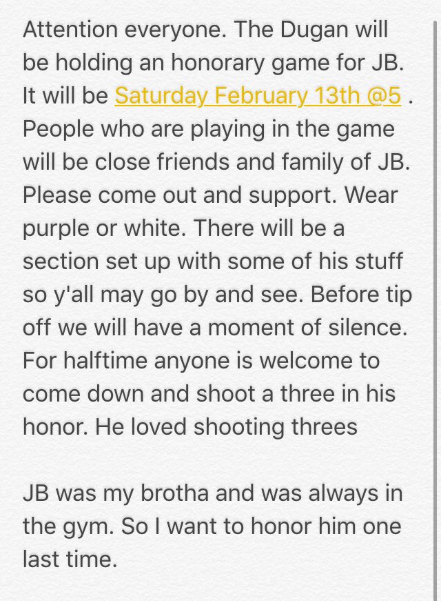 Nicklopez_9's tweet image. SAVE THE DATE! 🏀 #ripjb