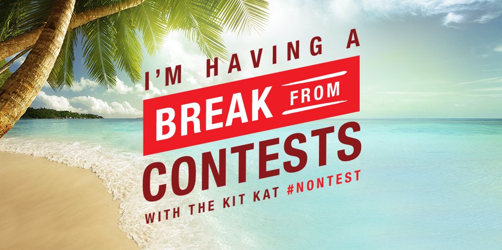 Angel17Angelia's tweet photo. https://t.co/gBx6HRD3JR The #nontest from @KITKATca is sort of a contest but not really. But kind of is. Don't enter at kitkat.ca.