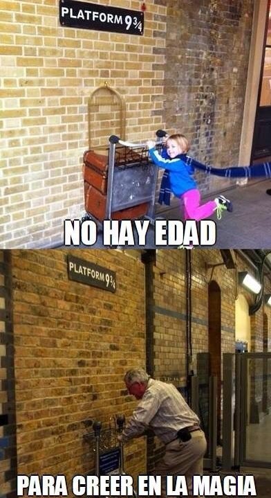 No hay edad para creer en la magia ⚡️