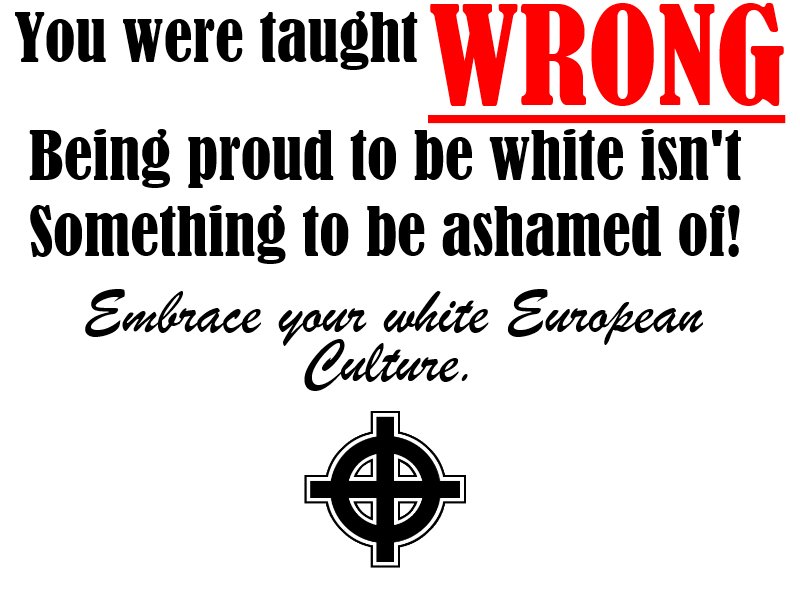 Tat2edmommy90's tweet photo. #truth #stormfront #whiteglobalunity #whitecouplesunite #prowhite https://t.co/86T5BtjTzF