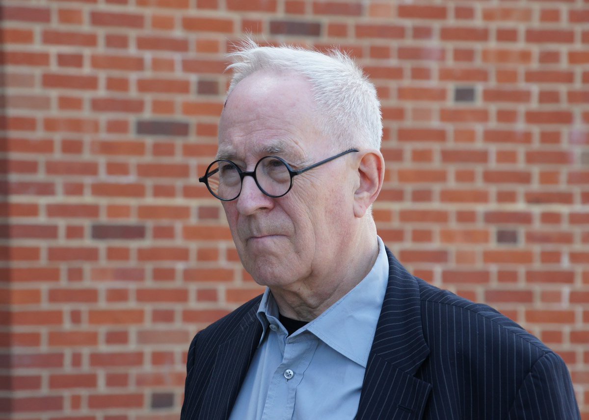 dezeen's tweet photo. British architecture is experiencing a "dull period" says Peter Cook: https://t.co/DjMQ40OJZX https://t.co/8yLIdcJeDc