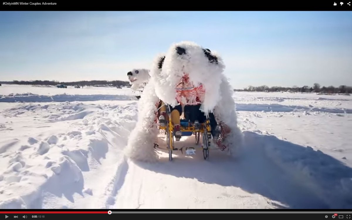 "Make everyone wish they were in Minnesota"
youtube.com/watch?v=f5x4uV…