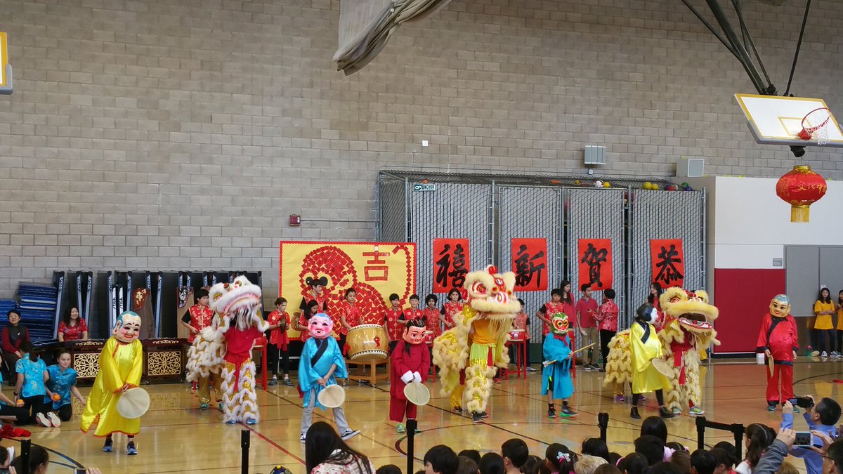 XqEdu's tweet photo. Chinese New Year Celebration at my school. https://t.co/munQcoN3B4