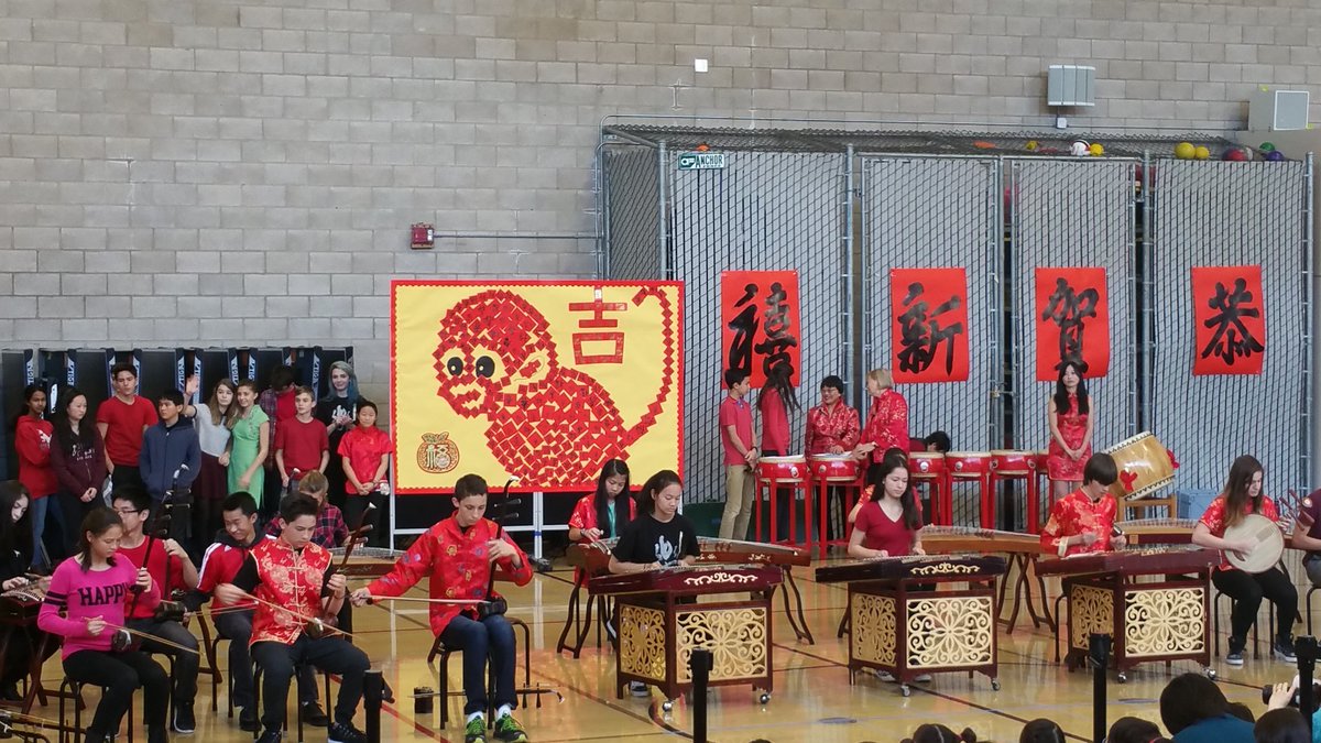 XqEdu's tweet photo. Chinese New Year Celebration at my school. https://t.co/munQcoN3B4