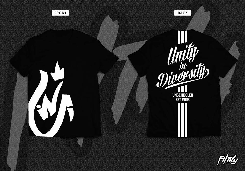 UNschooled08's tweet photo. UNSCHOOLED LIMITED SHIRTS NOW AVAILABLE! Contact @pahtsangeles for orders. https://t.co/sx7su2wXl3