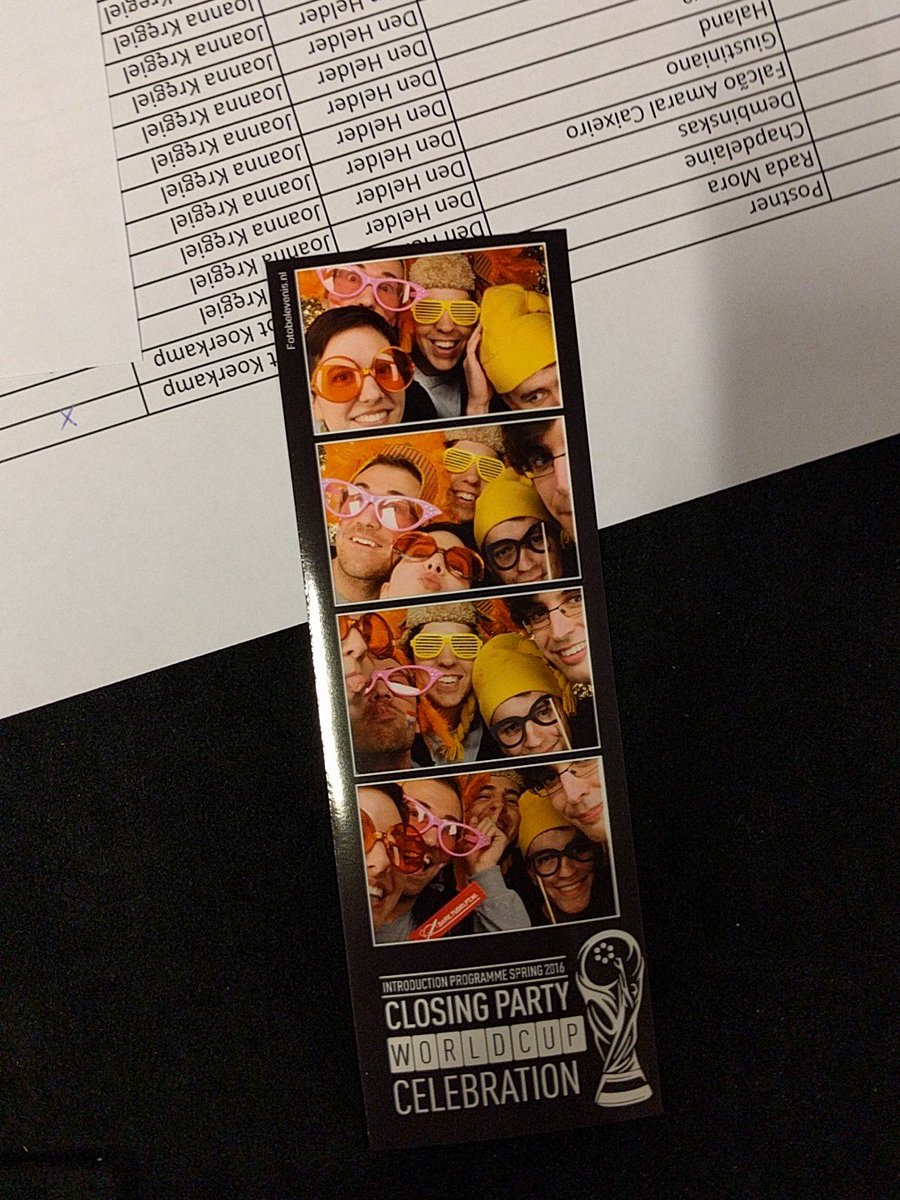 space_Daniela's tweet photo. Photo booth at world cup party is great! #friends #ipspring2016 @DARE_TUDelft https://t.co/DYo5Fq6AlG