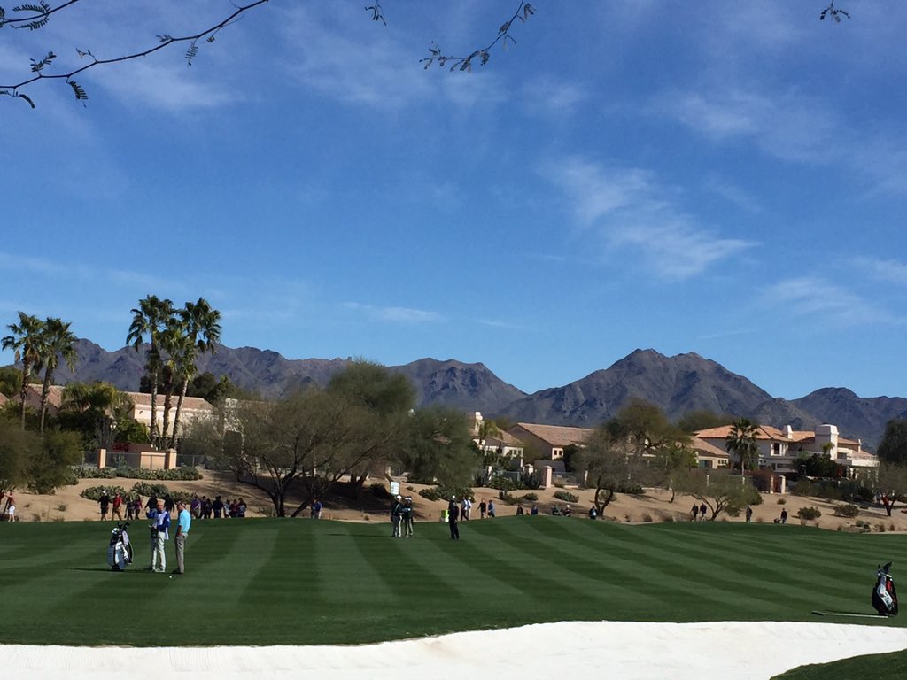 tibaputt's tweet photo. Another gorgeous day to be put at the #WMPhoenixOpen. #golf #phoenixwinter https://t.co/0Yj5ig3HAS