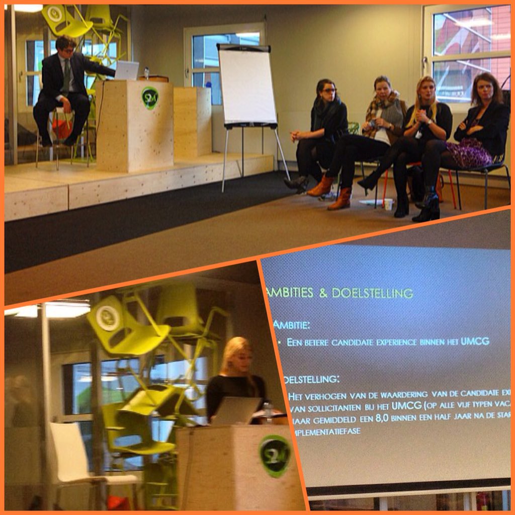 Trots op de presentaties vd #Umcg /TwijnstraGudde #trainees ism Adviestalent Academy 🔝 Projektmatigwerken